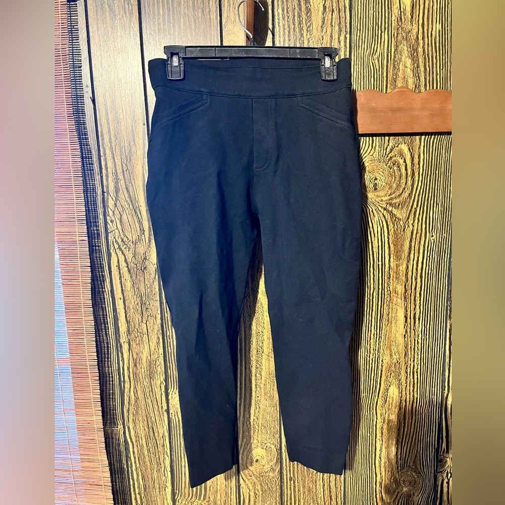 SPANX Black Mid-Rise Leggings